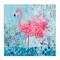 Stupell Industries Whimsical Flower Flamingo Canvas, design by Clare Tupper